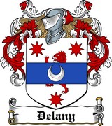 Thumbnail Delany Family Crest / Irish Coat of Arms Image Download