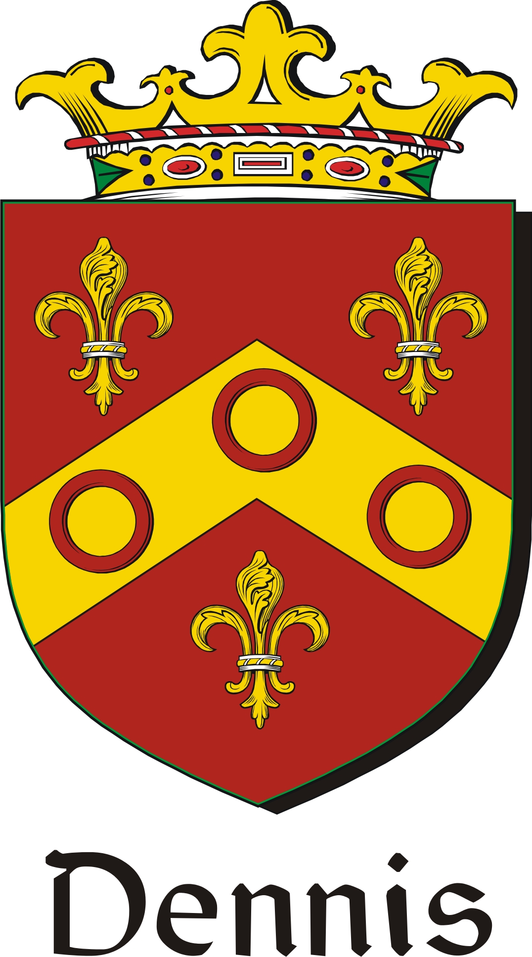 Thumbnail Dennis Family Crest / Irish Coat of Arms Image Download Thumbnail Dennis Family Crest / Irish Coat of Arms Image Download