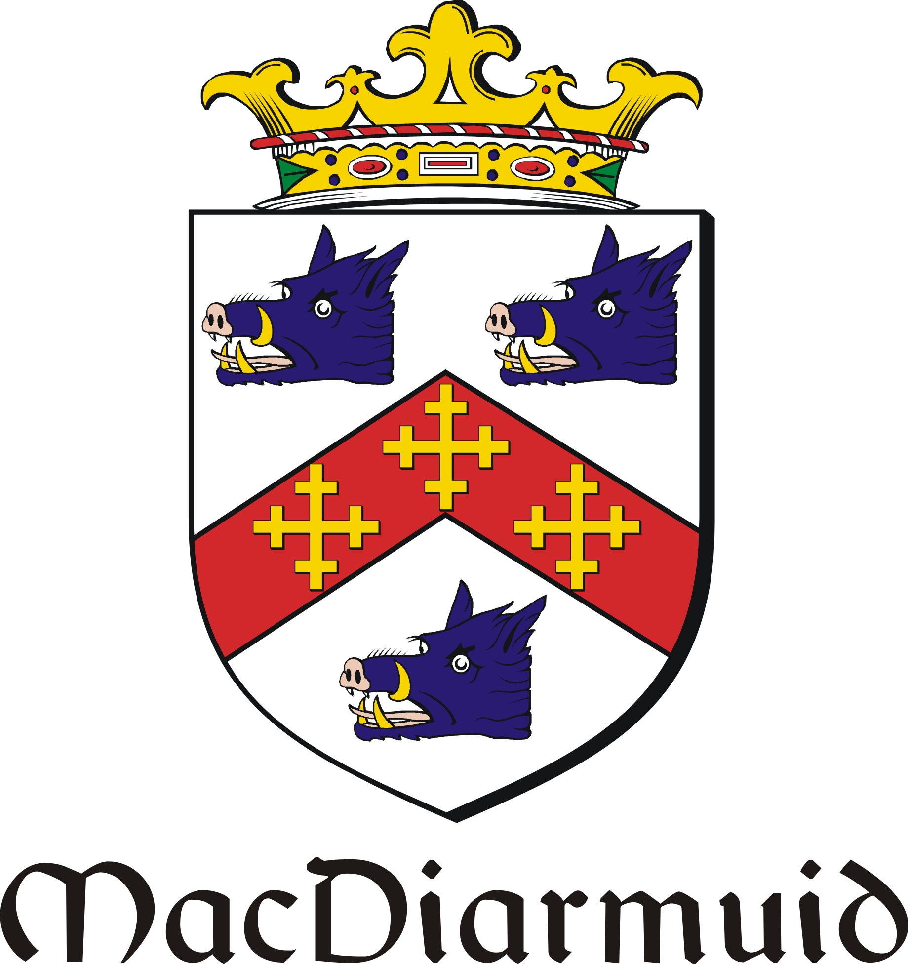 Thumbnail Diarmuid-Mac Family Crest / Irish Coat of Arms Image Download
