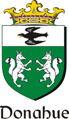 Thumbnail Donahue Family Crest / Irish Coat of Arms Image Download