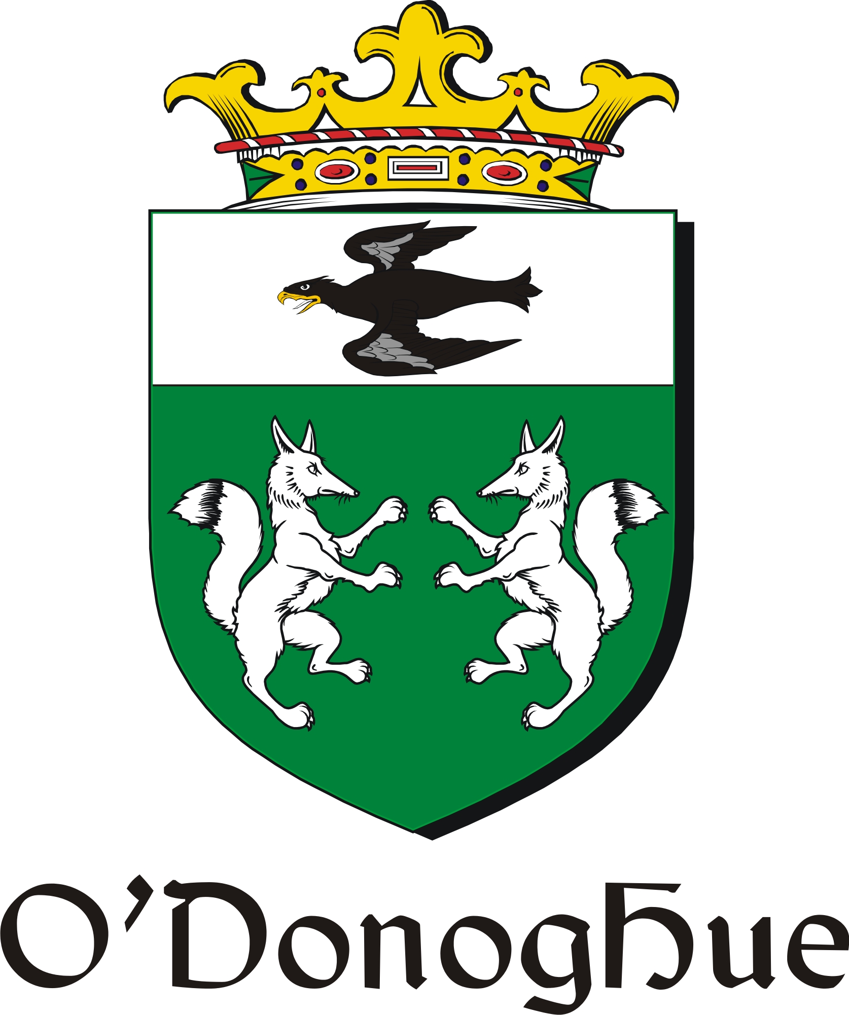 Thumbnail Donoghue-O Family Crest / Irish Coat of Arms Image Download