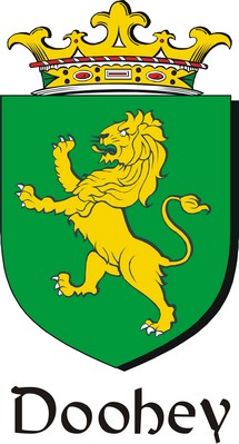 Thumbnail Doohey Family Crest / Irish Coat of Arms Image Download