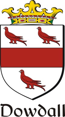 Thumbnail Dowdall Family Crest / Irish Coat of Arms Image Download