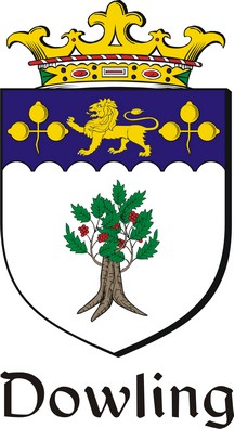 Thumbnail Dowling Family Crest / Irish Coat of Arms Image Download