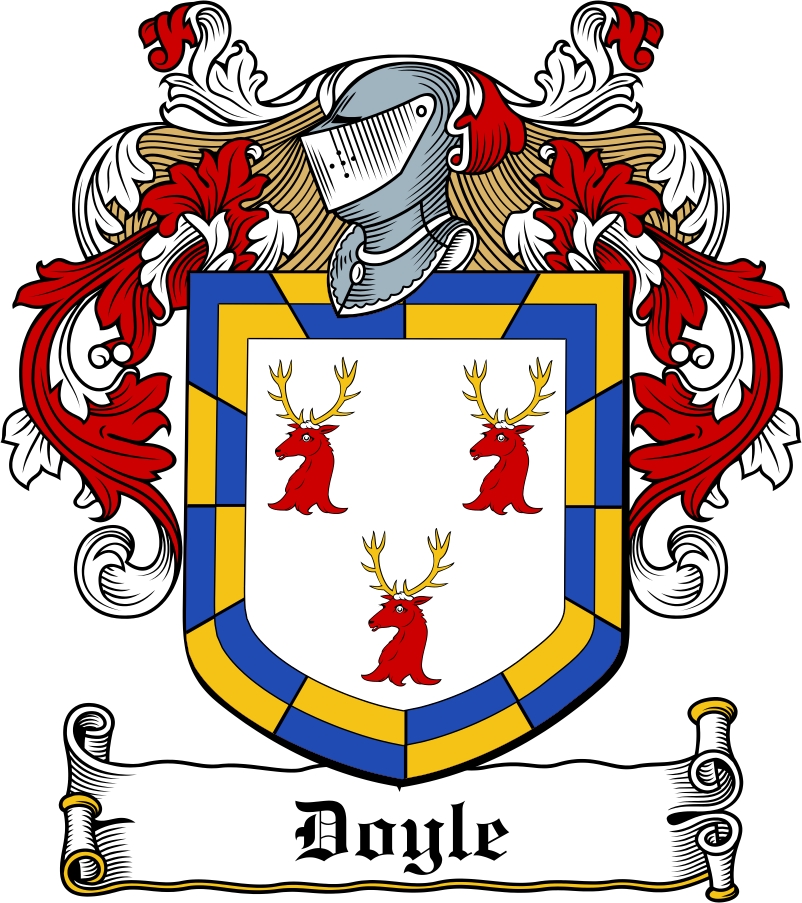 Thumbnail Doyle Family Crest / Irish Coat of Arms Image Download