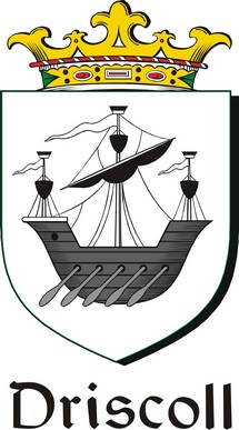 Thumbnail Driscoll Family Crest / Irish Coat of Arms Image Download
