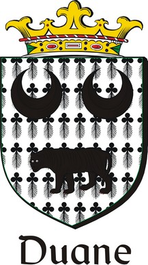 Thumbnail Duane Family Crest / Irish Coat of Arms Image Download