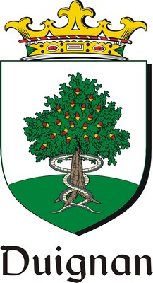 Thumbnail Duignan Family Crest / Irish Coat of Arms Image Download