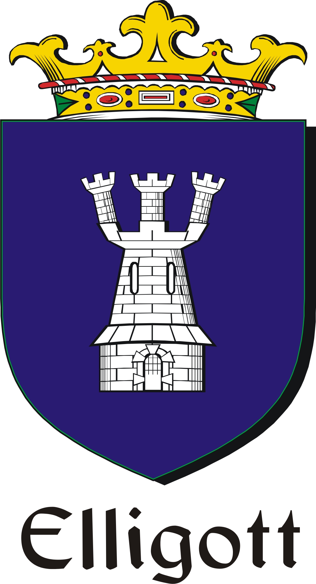 Thumbnail Elligott Family Crest / Irish Coat of Arms Image Download Thumbnail Elligott Family Crest / Irish Coat of Arms Image Download