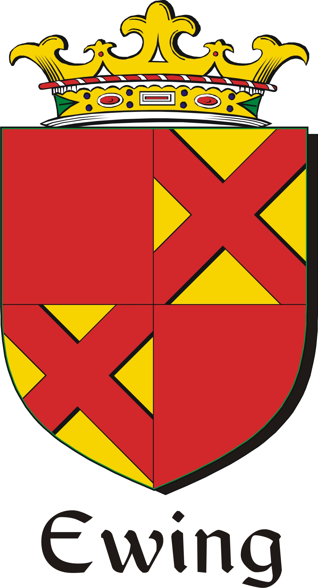 Thumbnail Ewing Family Crest / Irish Coat of Arms Image Download Thumbnail Ewing Family Crest / Irish Coat of Arms Image Download