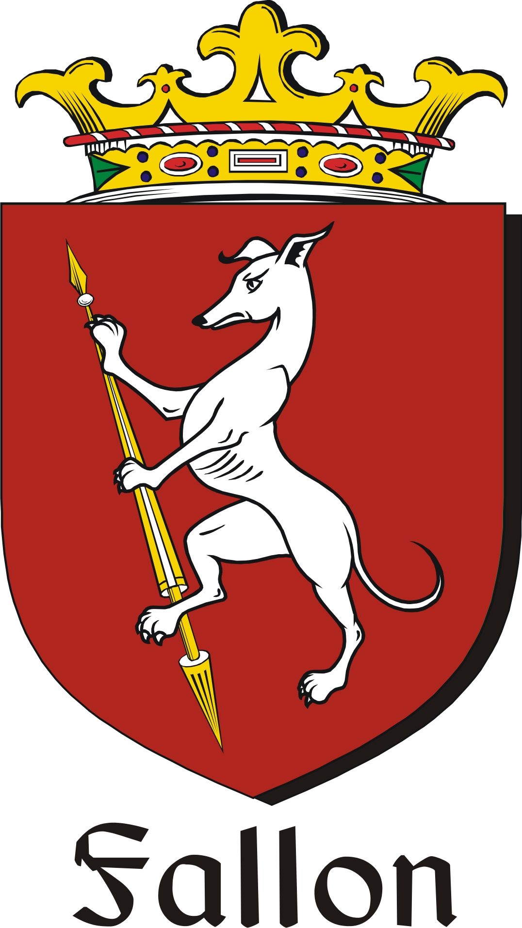 Thumbnail Fallon Family Crest / Irish Coat of Arms Image Download