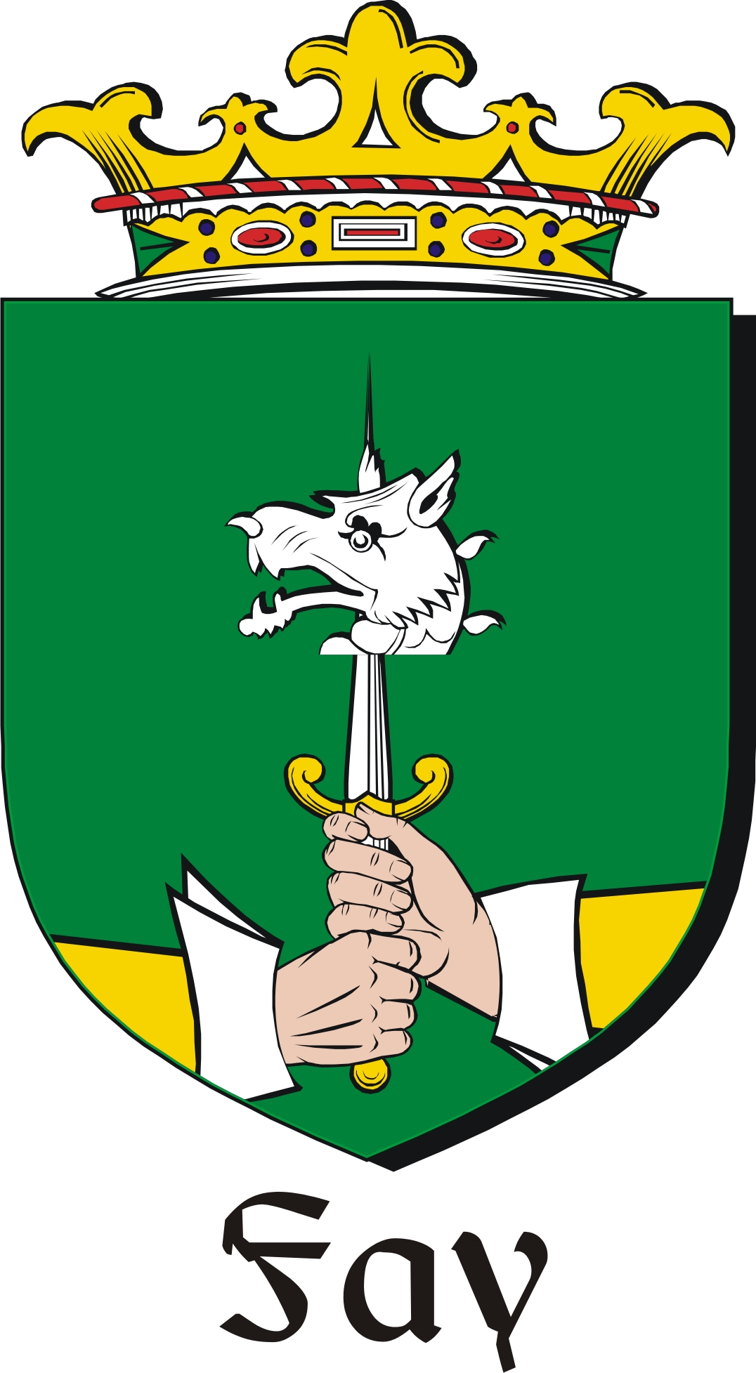 Thumbnail Fay Family Crest / Irish Coat of Arms Image Download