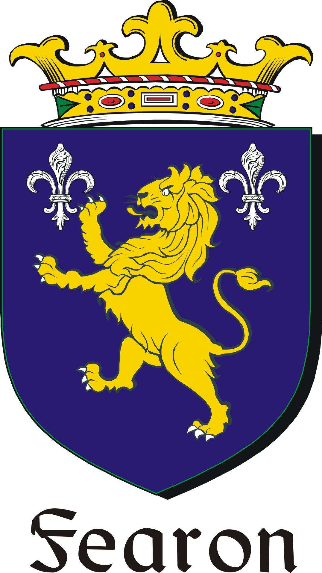 Thumbnail Fearon Family Crest / Irish Coat of Arms Image Download