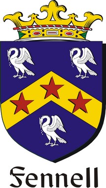 Thumbnail Fennell Family Crest / Irish Coat of Arms Image Download