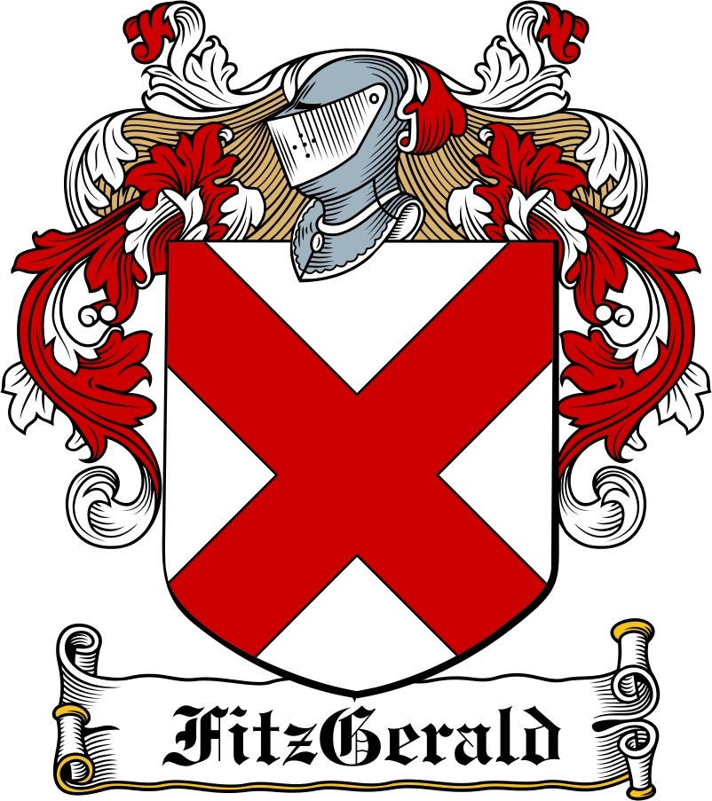 Thumbnail Fitz-Gerald Family Crest / Irish Coat of Arms Image Download