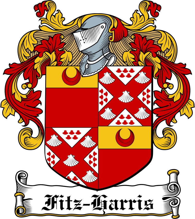 Thumbnail Fitz-Harris Family Crest / Irish Coat of Arms Image Download