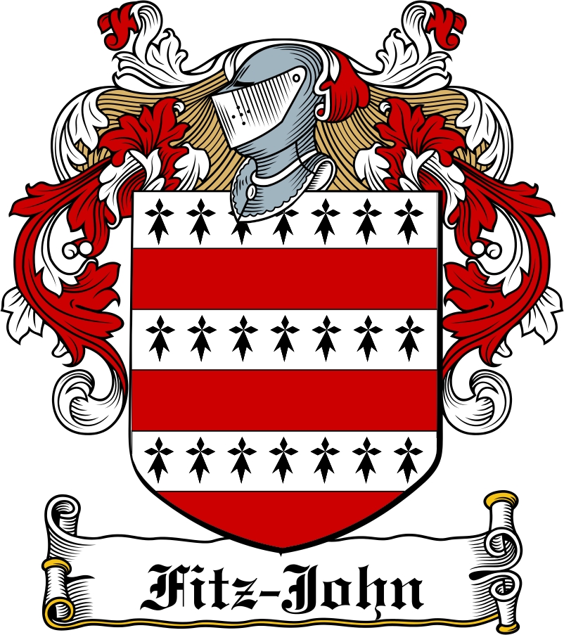Thumbnail Fitz-John Family Crest / Irish Coat of Arms Image Download