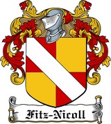 Thumbnail Fitz-Nicoll Family Crest / Irish Coat of Arms Image Download