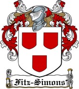 Thumbnail Fitz-Simons Family Crest / Irish Coat of Arms Image Download