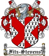 Thumbnail Fitz-Stevens Family Crest / Irish Coat of Arms Image Download