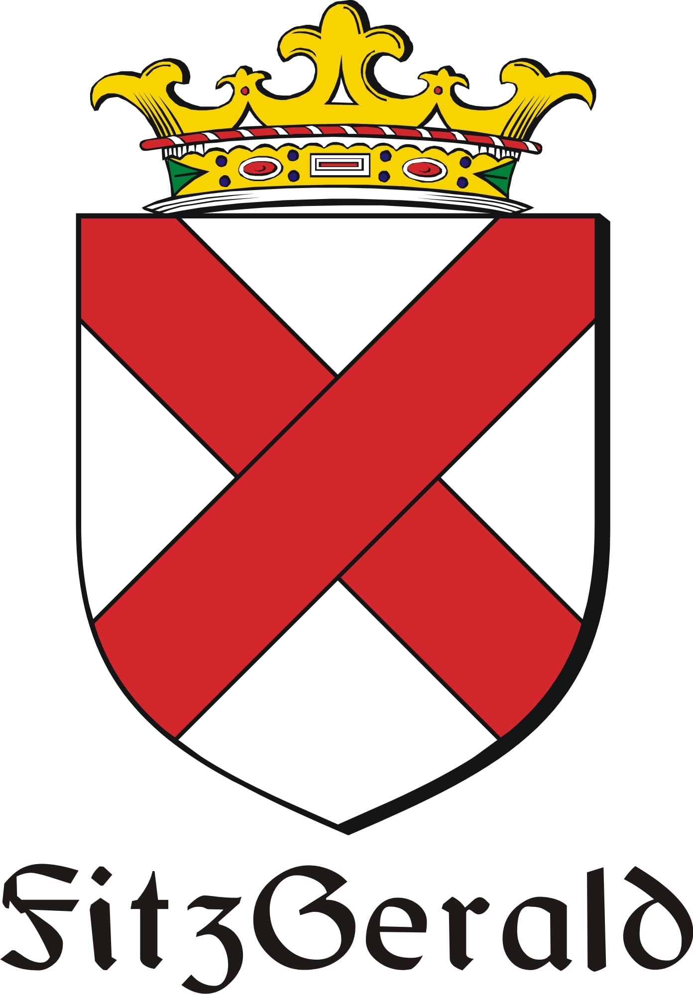 Thumbnail FitzGerald Family Crest / Irish Coat of Arms Image Download Thumbnail FitzGerald Family Crest / Irish Coat of Arms Image Download