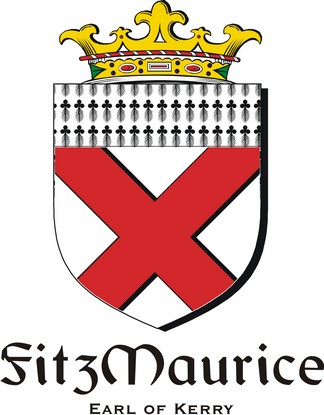 Thumbnail FitzMaurice-Kerry Family Crest / Irish Coat of Arms Image Download