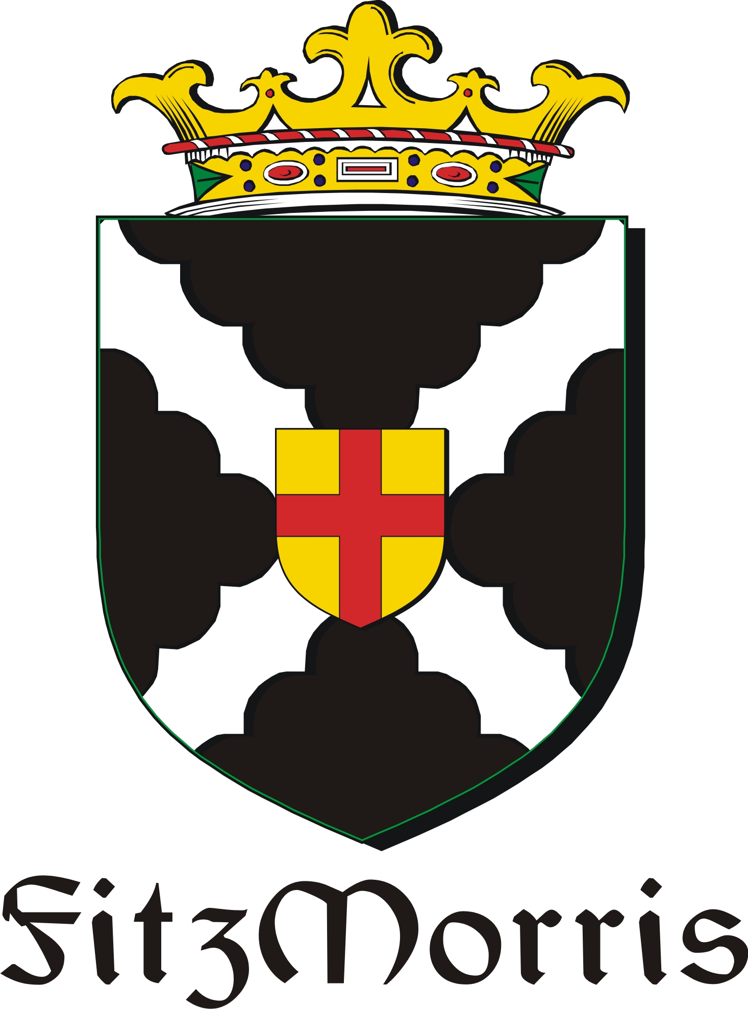 Thumbnail FitzMorris Family Crest / Irish Coat of Arms Image Download