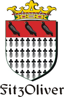 Thumbnail FitzOliver Family Crest / Irish Coat of Arms Image Download