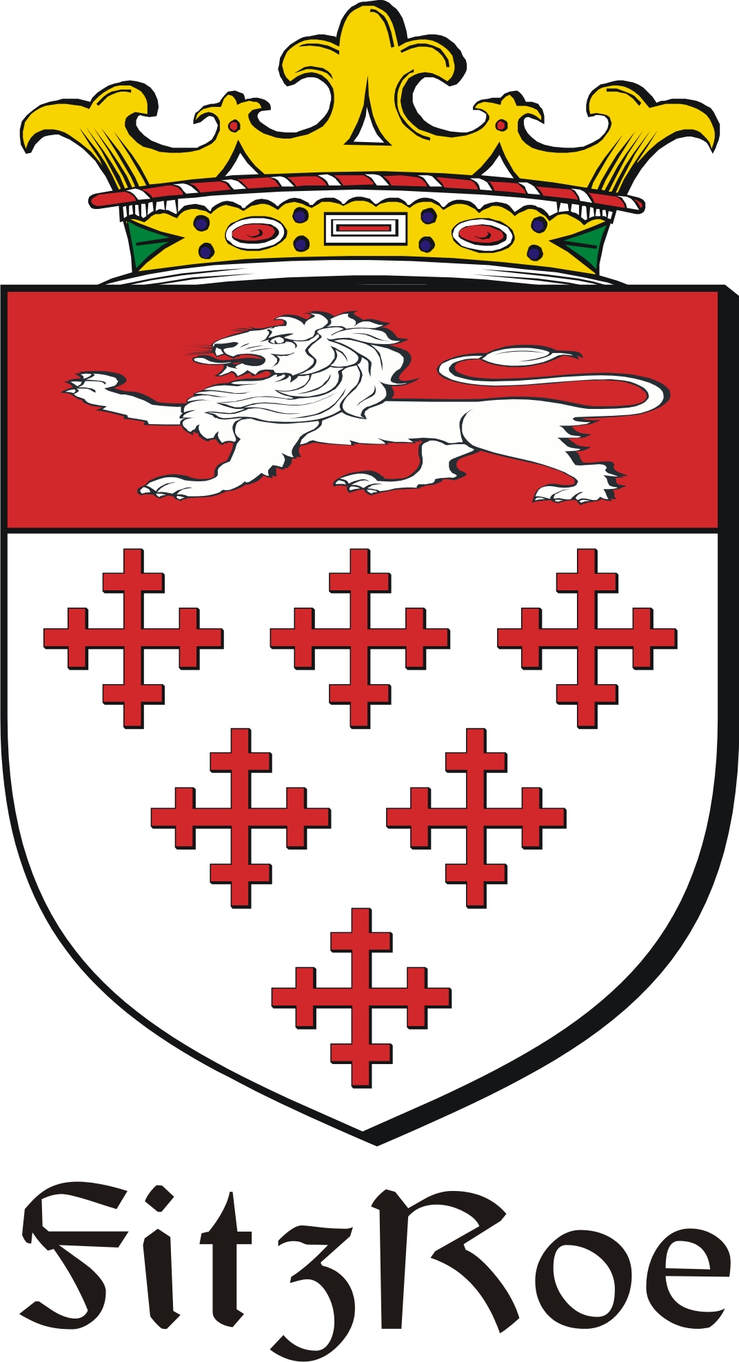 Thumbnail FitzRoe Family Crest / Irish Coat of Arms Image Download Thumbnail FitzRoe Family Crest / Irish Coat of Arms Image Download