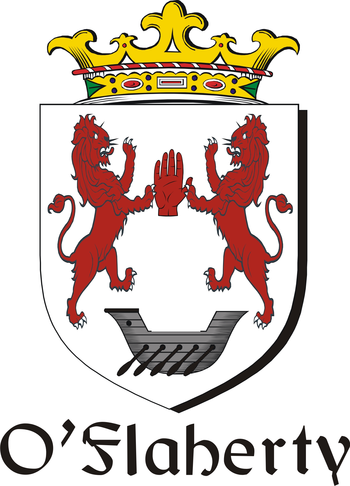 Thumbnail Flaherty-O Family Crest / Irish Coat of Arms Image Download Thumbnail Flaherty-O Family Crest / Irish Coat of Arms Image Download