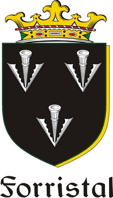 Thumbnail Forristal Family Crest / Irish Coat of Arms Image Download