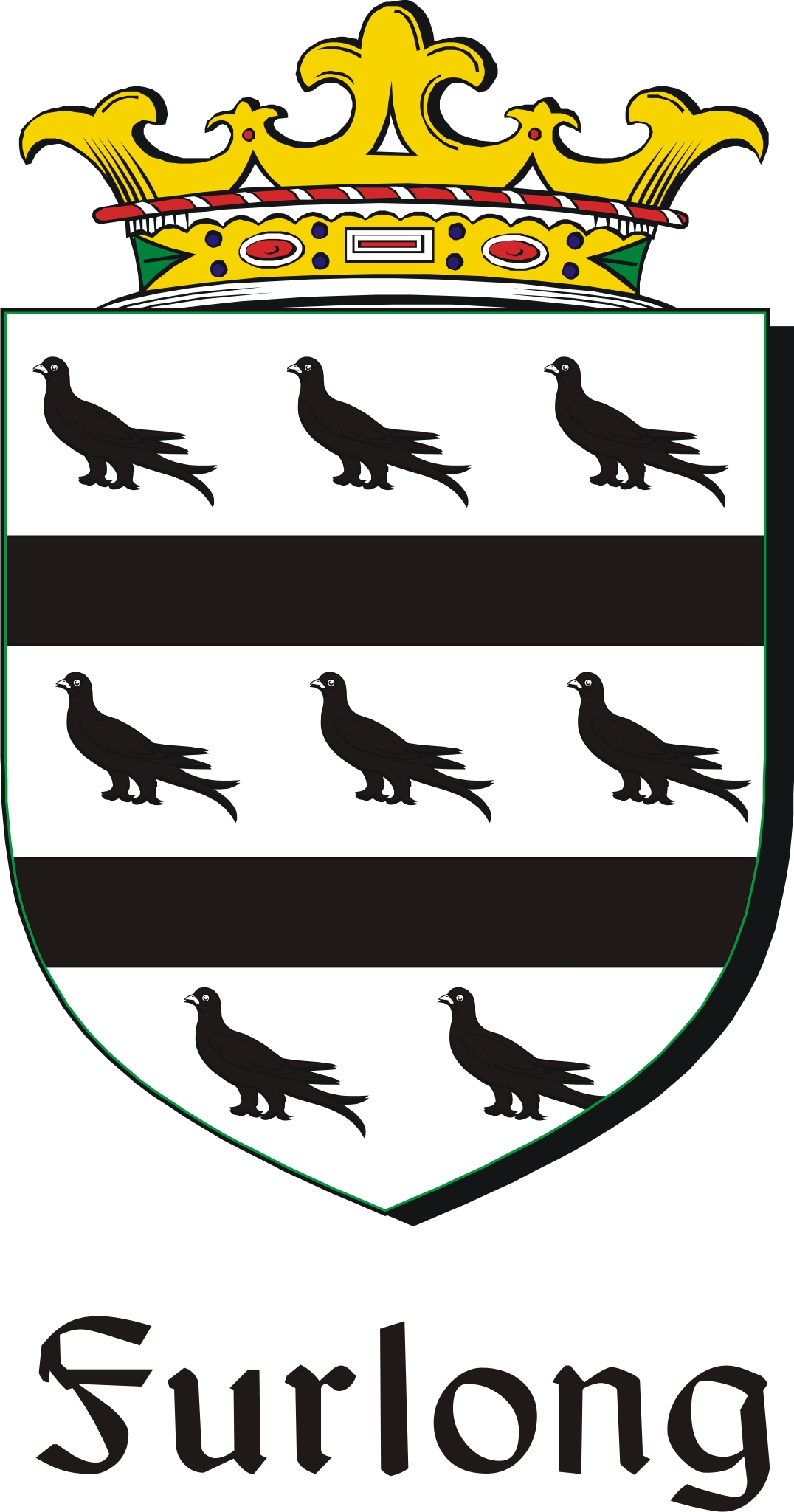 Thumbnail Furlong Family Crest / Irish Coat of Arms Image Download