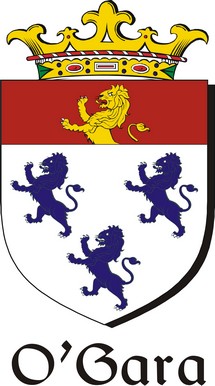 Thumbnail Gara-O Family Crest / Irish Coat of Arms Image Download