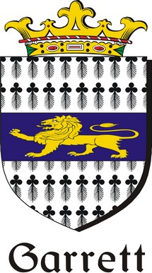 Thumbnail Garrett Family Crest / Irish Coat of Arms Image Download