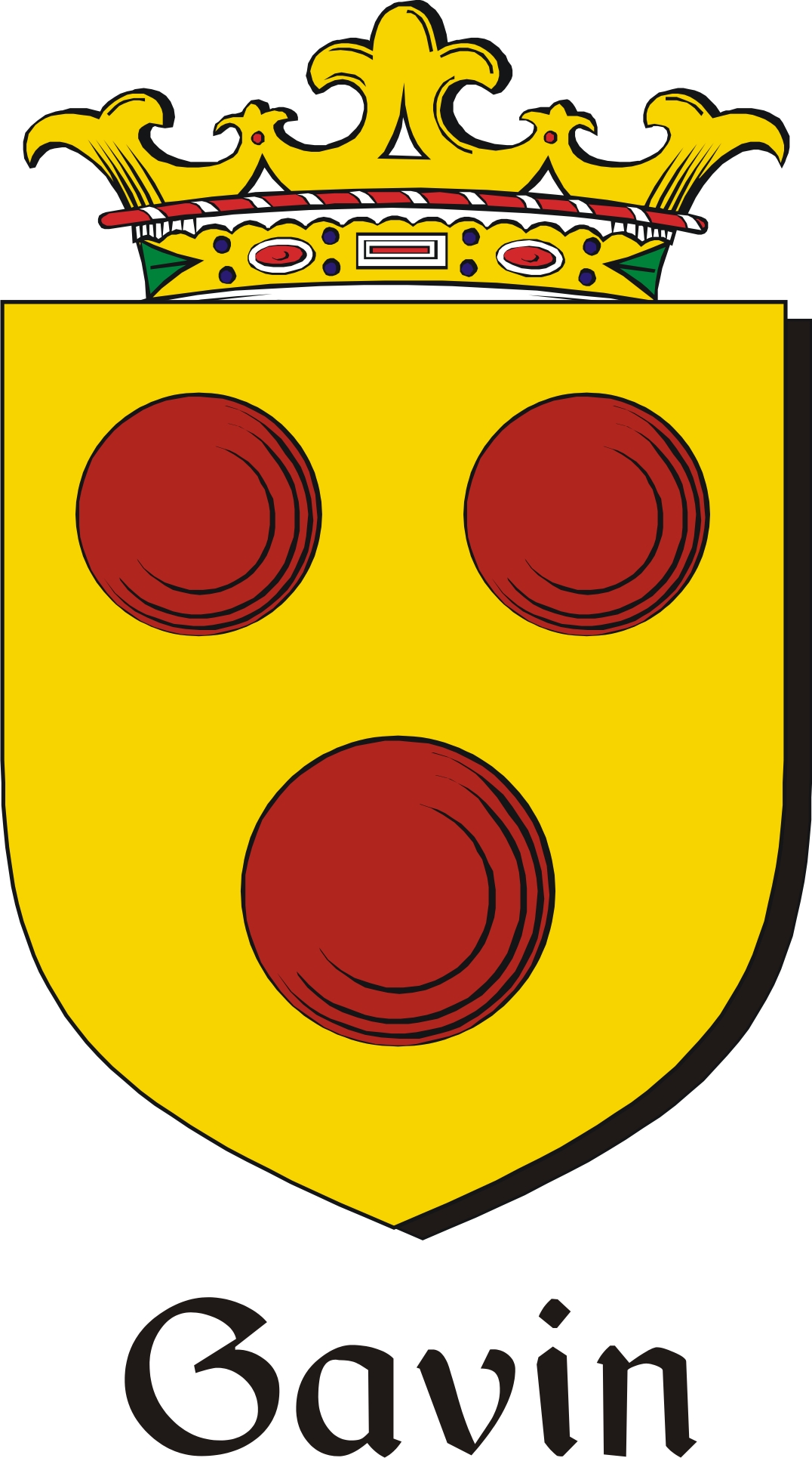 Thumbnail Gavin Family Crest / Irish Coat of Arms Image Download Thumbnail Gavin Family Crest / Irish Coat of Arms Image Download