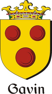 Thumbnail Gavin Family Crest / Irish Coat of Arms Image Download