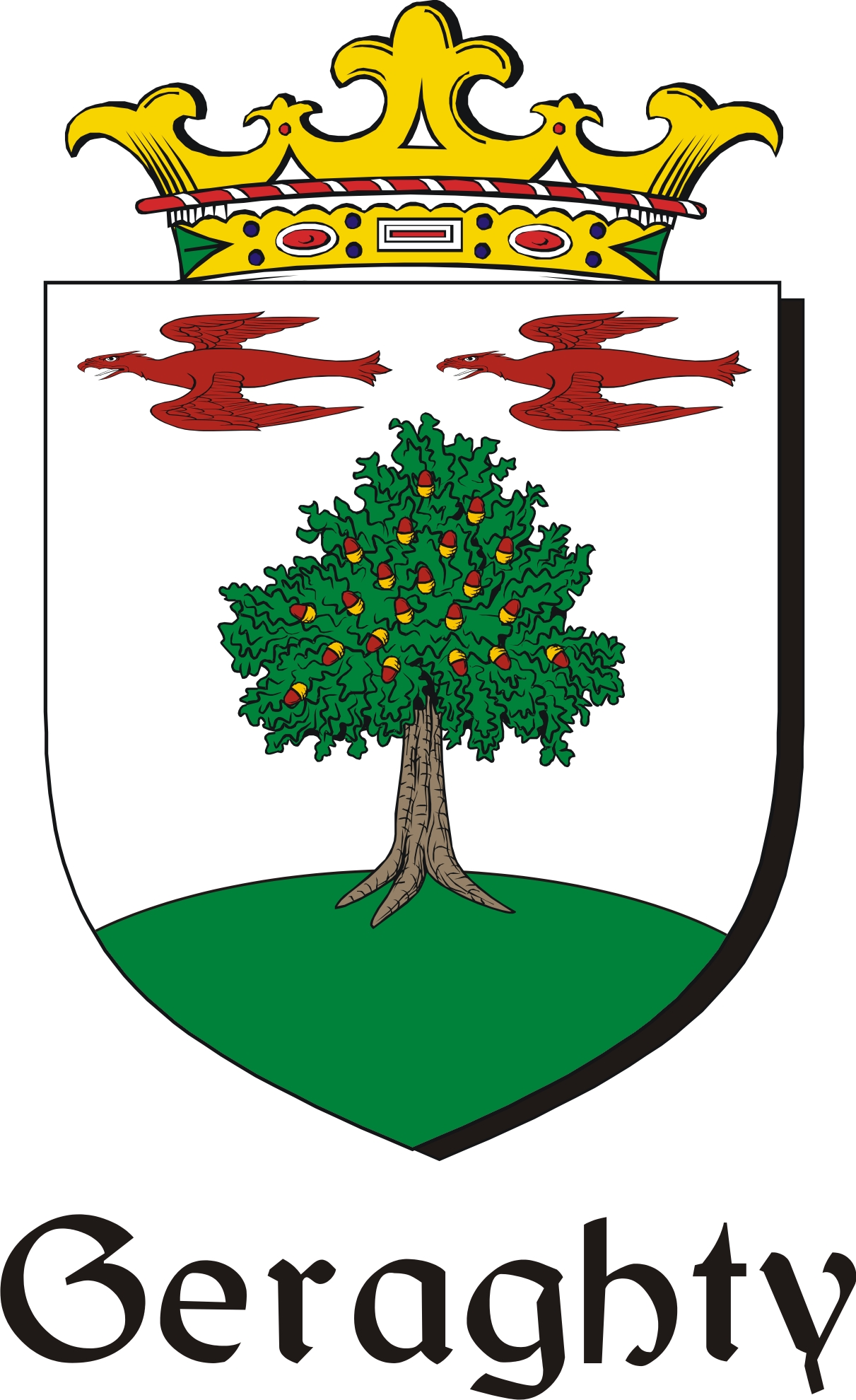 Thumbnail Geraghty Family Crest / Irish Coat of Arms Image Download Thumbnail Geraghty Family Crest / Irish Coat of Arms Image Download