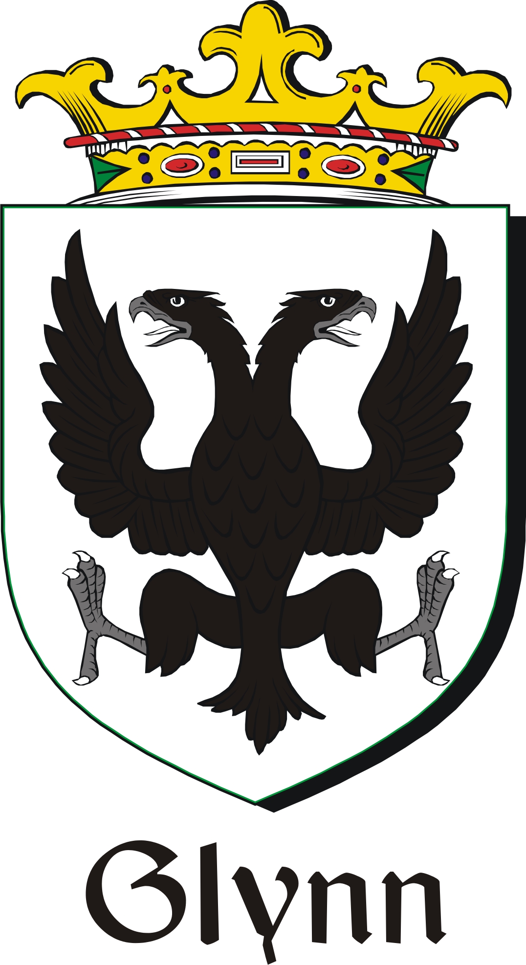 Thumbnail Glynn Family Crest / Irish Coat of Arms Image Download