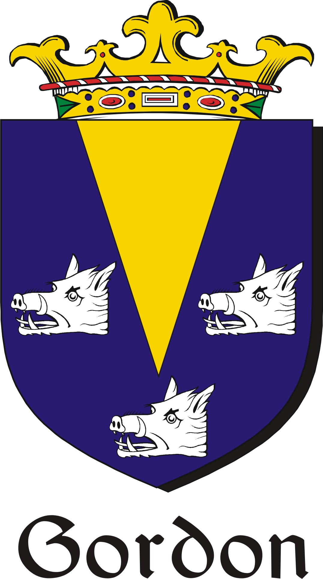 Thumbnail Gordon Family Crest / Irish Coat of Arms Image Download