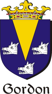 Thumbnail Gordon Family Crest / Irish Coat of Arms Image Download