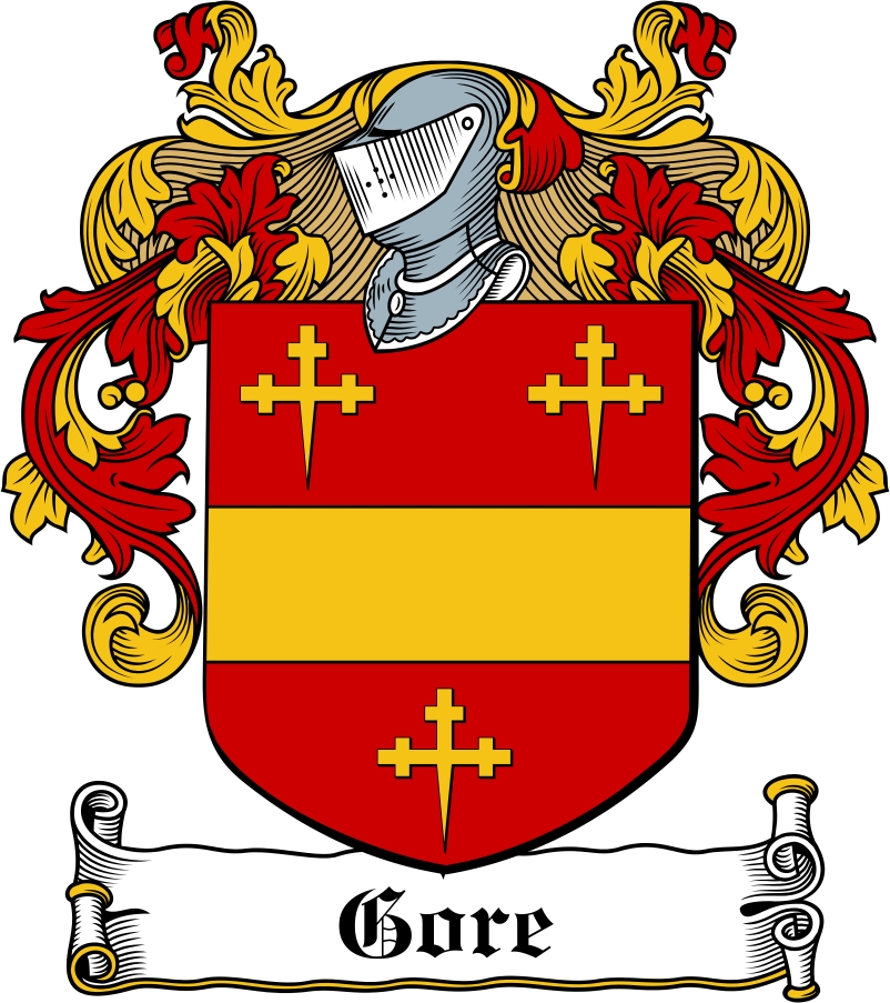 Thumbnail Gore Family Crest / Irish Coat of Arms Image Download
