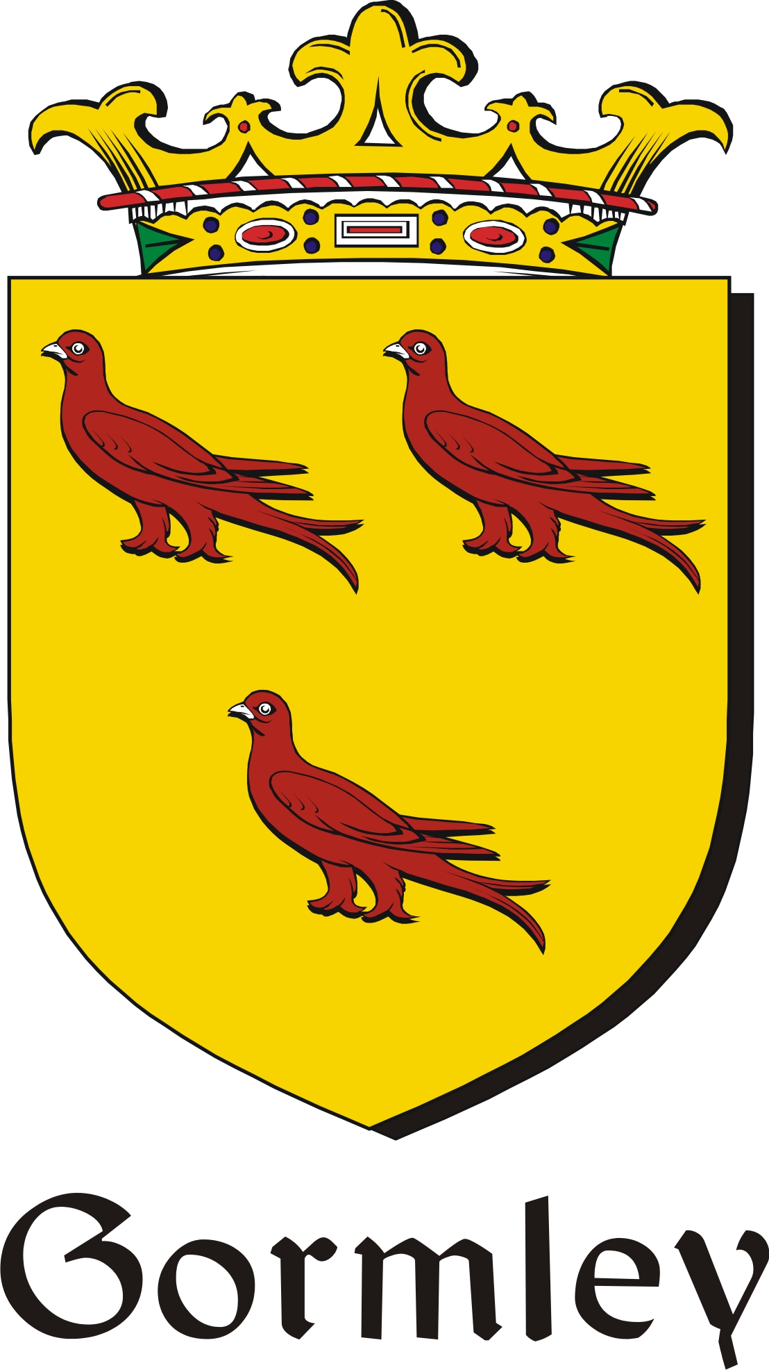 Thumbnail Gormley Family Crest / Irish Coat of Arms Image Download