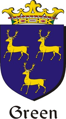 Thumbnail Green Family Crest / Irish Coat of Arms Image Download Thumbnail Green Family Crest / Irish Coat of Arms Image Download