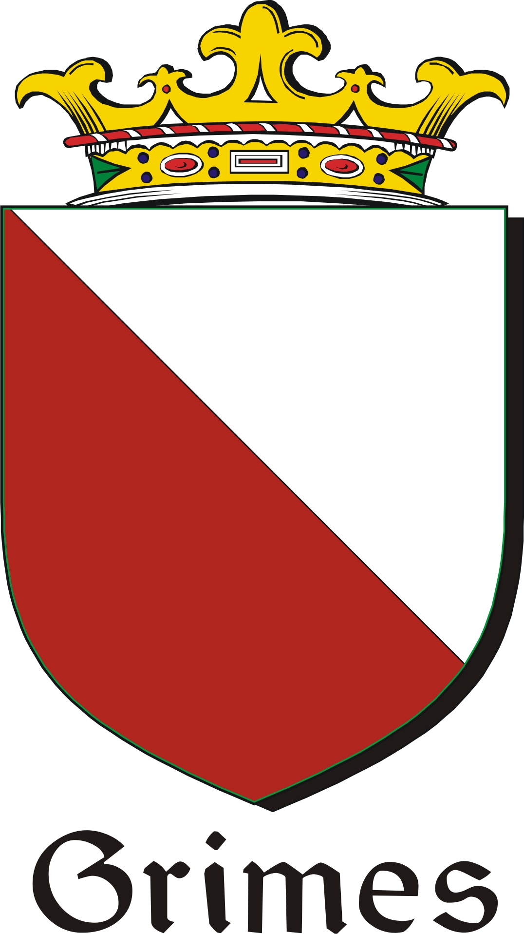 Thumbnail Grimes Family Crest / Irish Coat of Arms Image Download