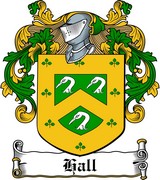 Thumbnail Hall Family Crest / Irish Coat of Arms Image Download