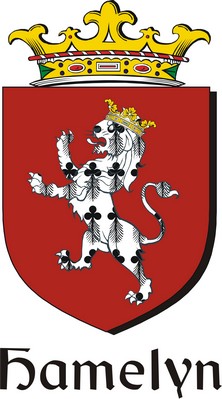 Thumbnail Hamelyn Family Crest / Irish Coat of Arms Image Download