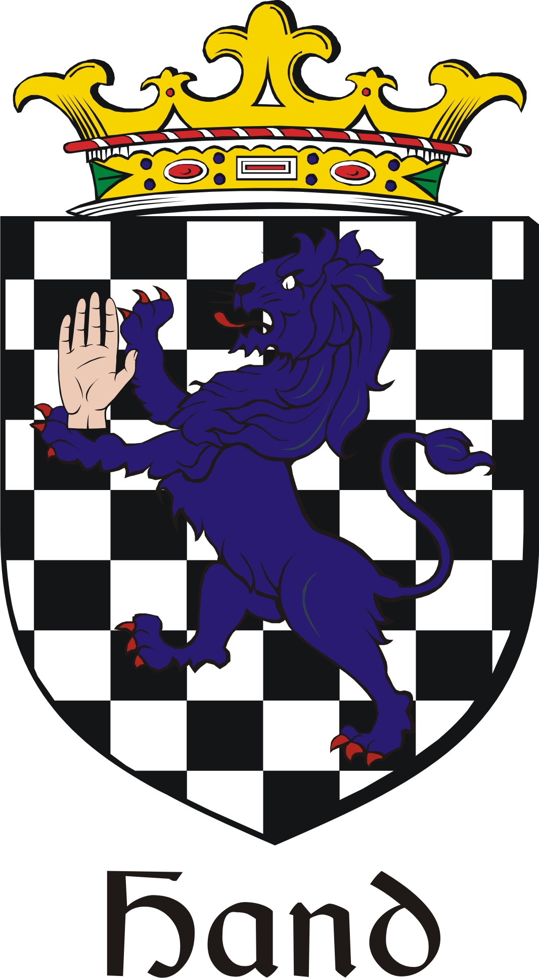 Thumbnail Hand Family Crest / Irish Coat of Arms Image Download Thumbnail Hand Family Crest / Irish Coat of Arms Image Download