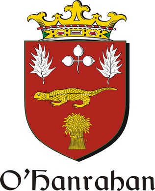 Thumbnail Hanrahan-O Family Crest / Irish Coat of Arms Image Download