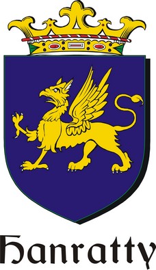 Thumbnail Hanratty Family Crest / Irish Coat of Arms Image Download