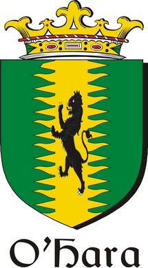 Thumbnail Hara-O Family Crest / Irish Coat of Arms Image Download